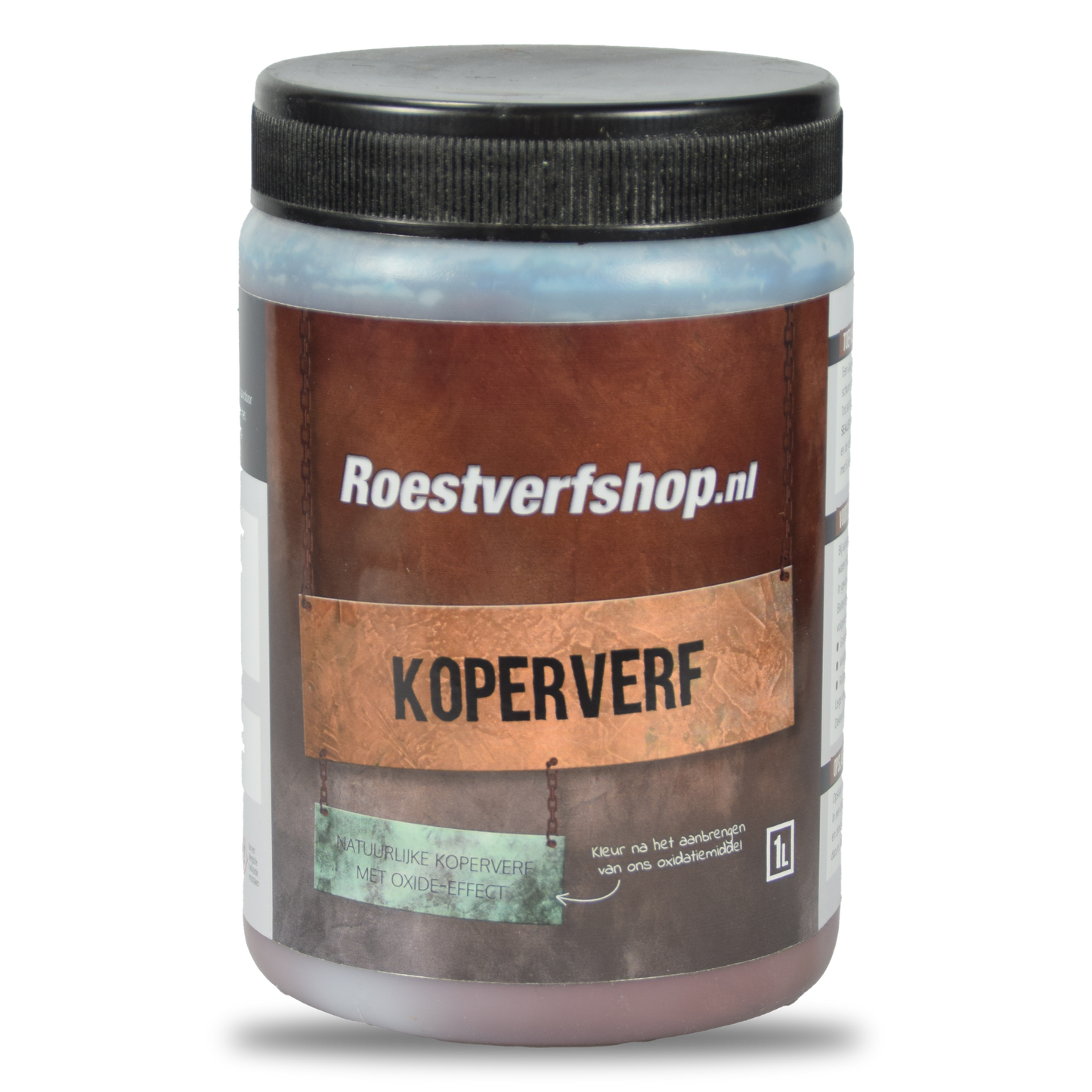 Koperverf met natuurlijk effect