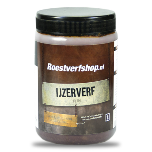 IJzerverf fijn met natuurlijk effect