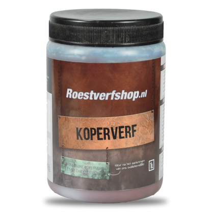 Koperverf met natuurlijk effect