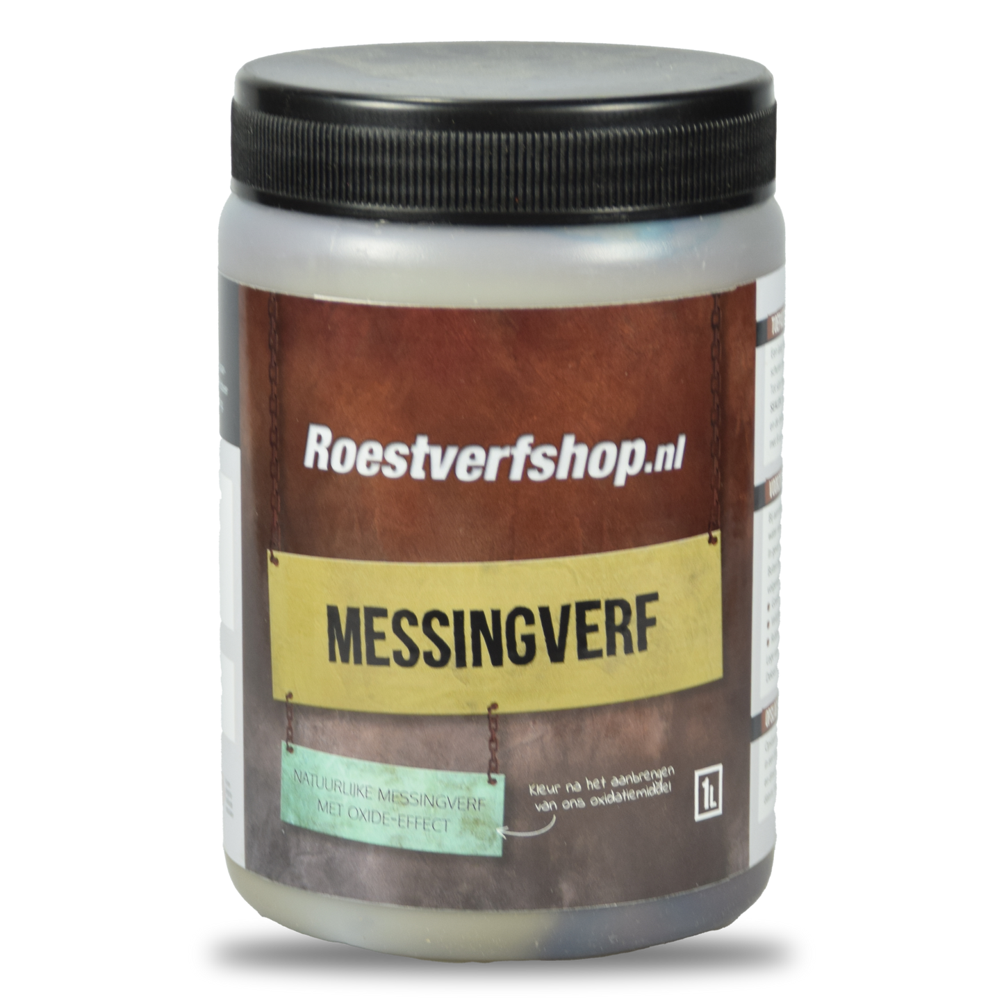 Messingverf met natuurlijk effect
