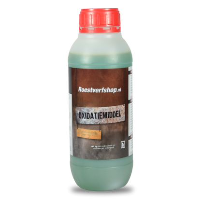 Messingverf met oxidatie effect en presealer